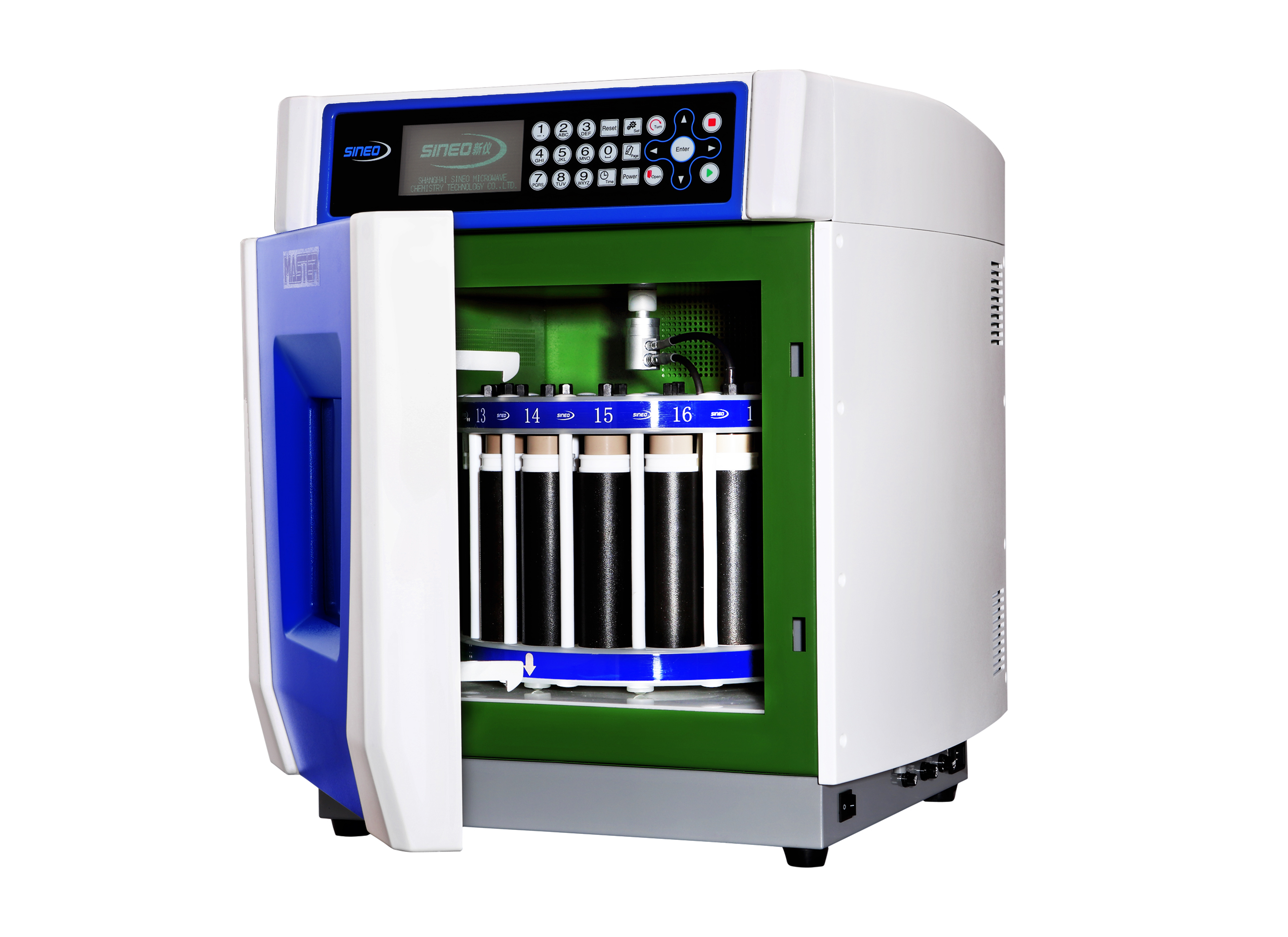 SINEO MASTER Ultra High Throughput Closed Microwave Digestion/Extraction Workstation